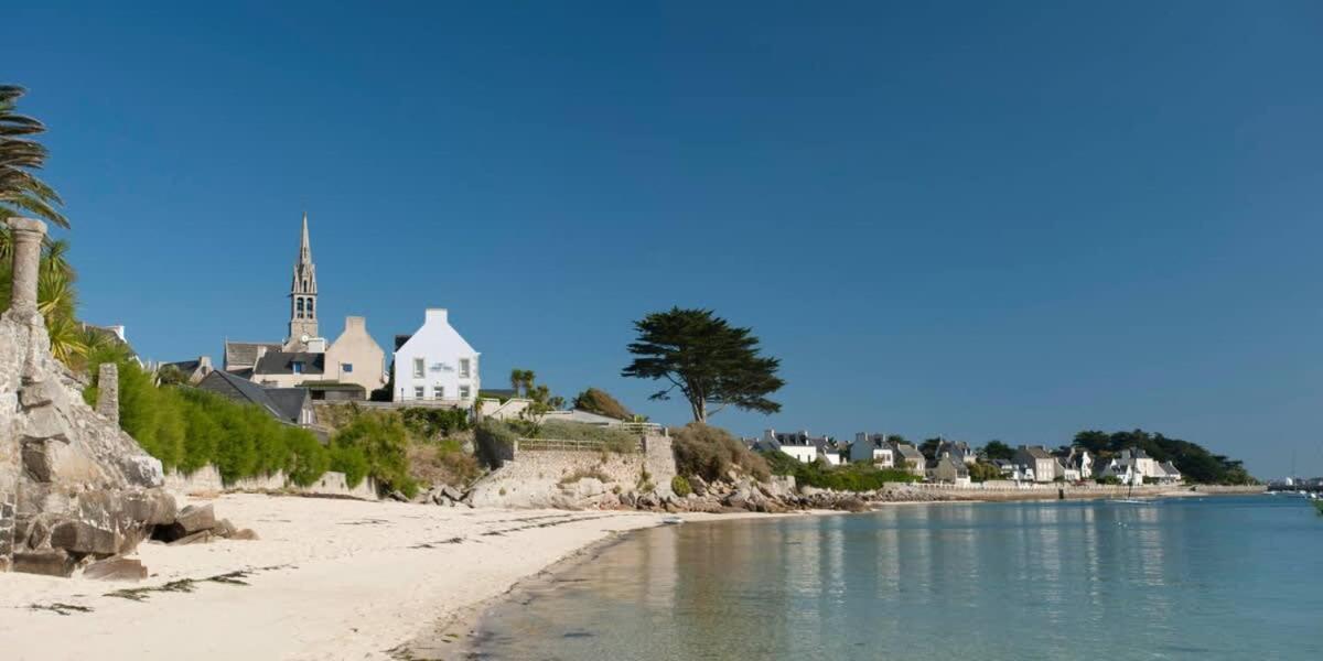 Kermartin - Maison De Famille Avec Vue Sur La Baie De Morlaix Plouézocʼh Dış mekan fotoğraf