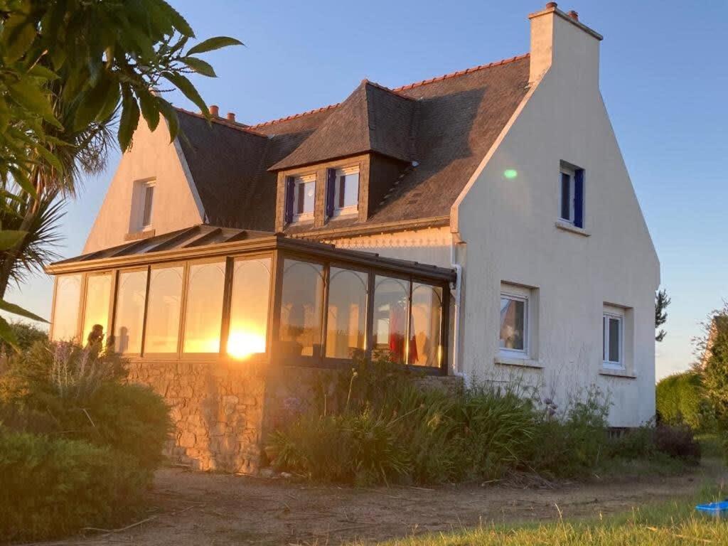 Kermartin - Maison De Famille Avec Vue Sur La Baie De Morlaix Plouézocʼh Dış mekan fotoğraf