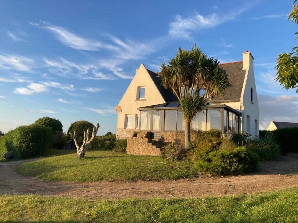 Kermartin - Maison De Famille Avec Vue Sur La Baie De Morlaix Plouézocʼh Dış mekan fotoğraf
