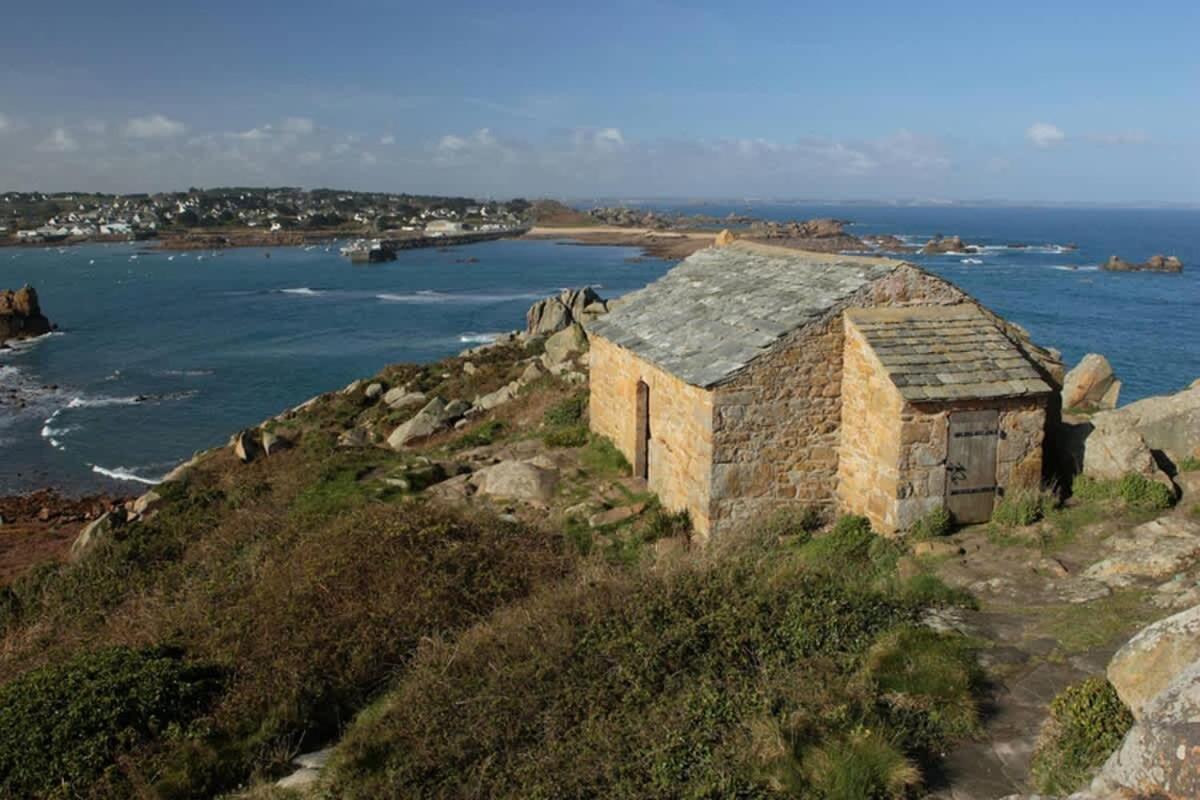Kermartin - Maison De Famille Avec Vue Sur La Baie De Morlaix Plouézocʼh Dış mekan fotoğraf