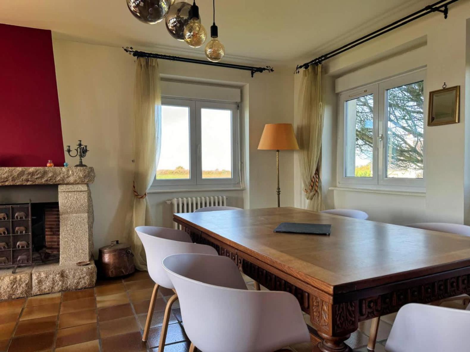 Kermartin - Maison De Famille Avec Vue Sur La Baie De Morlaix Plouézocʼh Dış mekan fotoğraf