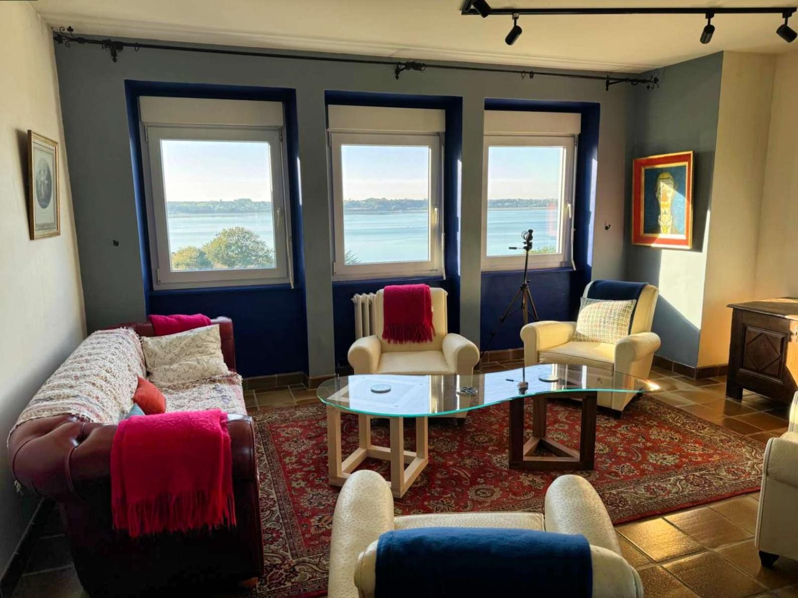 Kermartin - Maison De Famille Avec Vue Sur La Baie De Morlaix Plouézocʼh Dış mekan fotoğraf